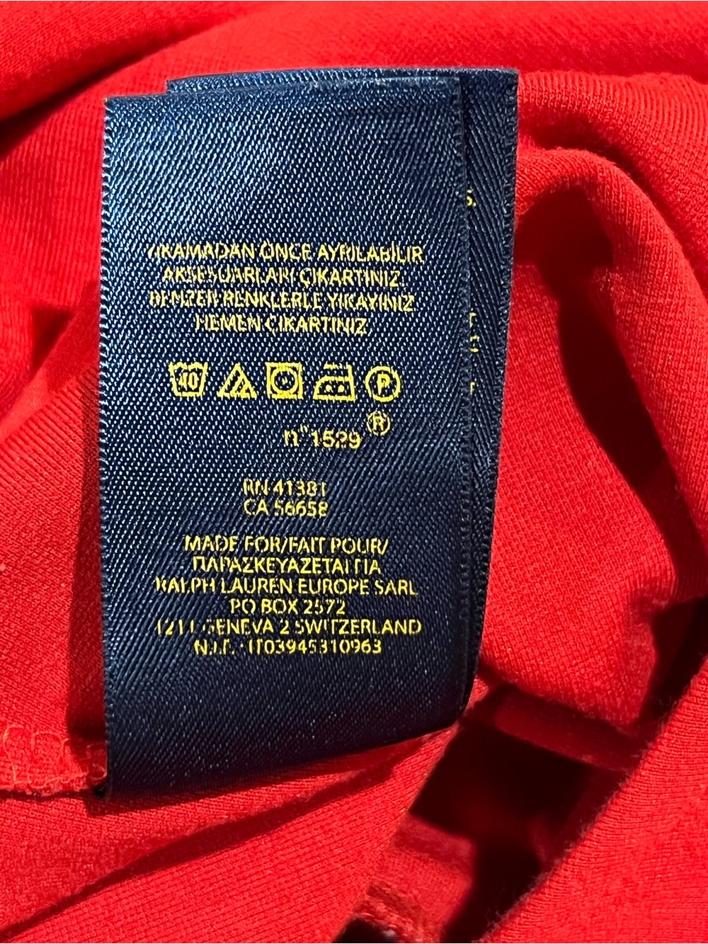Polo Ralph Lauren Girls L 12-14 Red Pleated Fit & Flare Dress - Picture 8 of 8